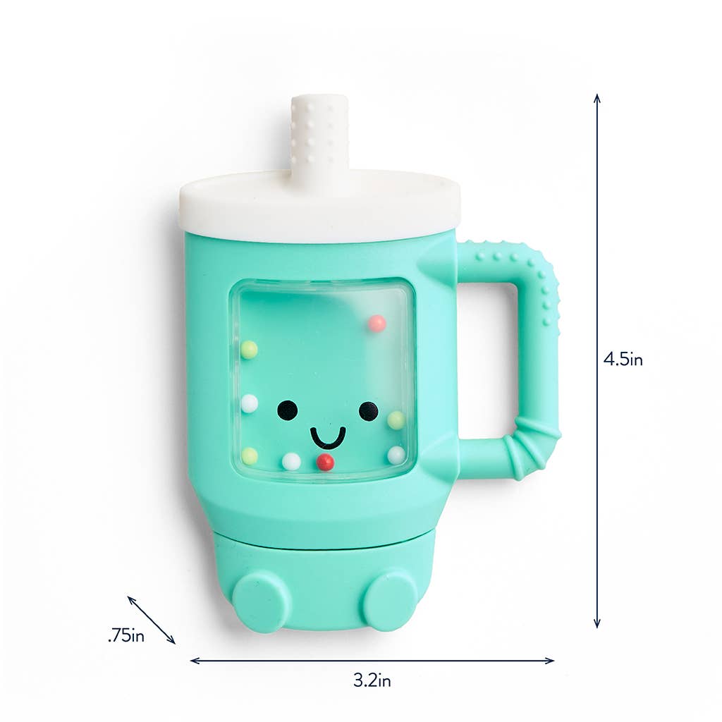 Itzy Ritzy Sweetie Shake Plus™ - Teething + Rattle Toy: Tumbler
