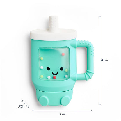 Itzy Ritzy Sweetie Shake Plus™ - Teething + Rattle Toy: Tumbler