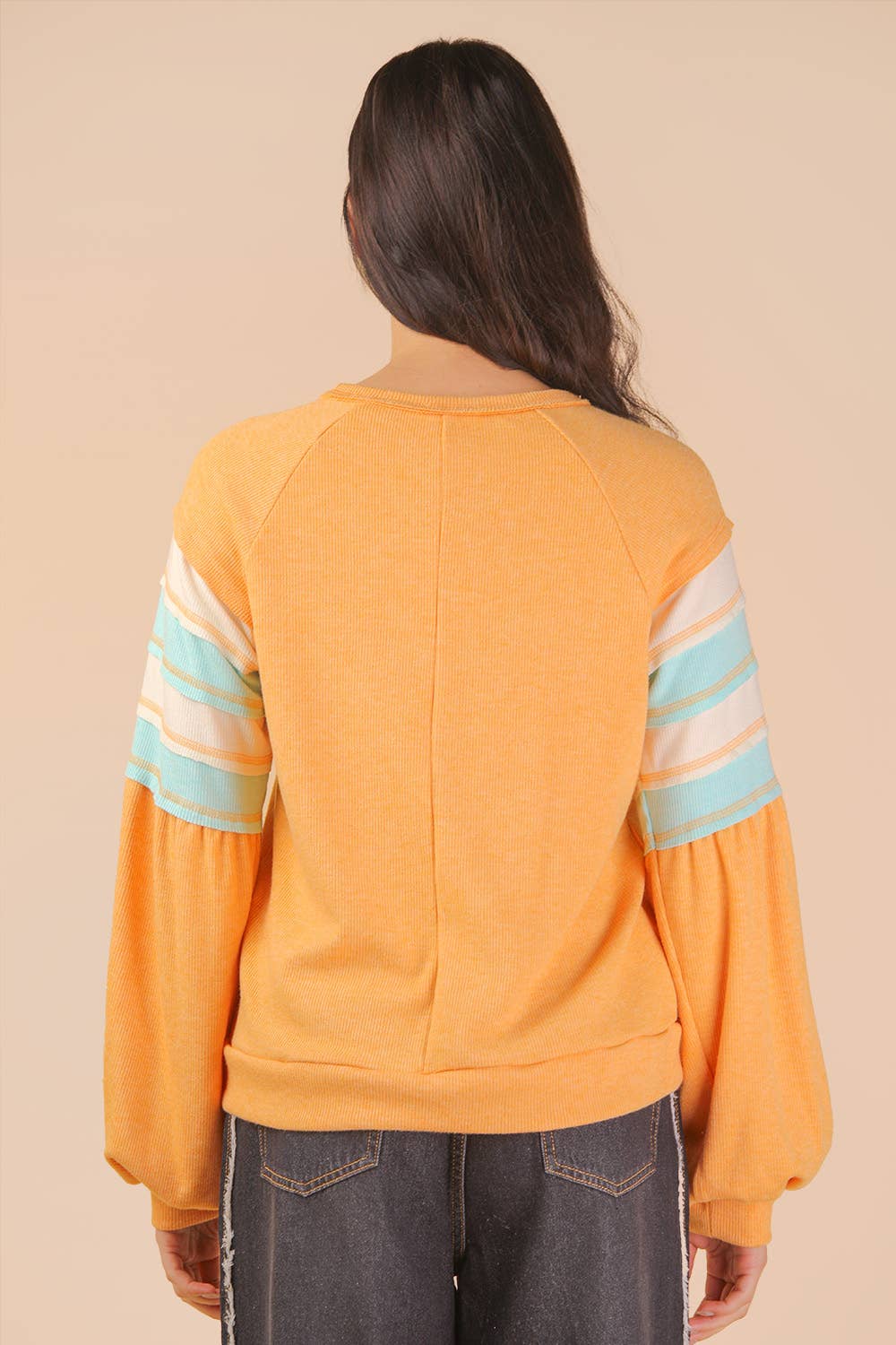 Rainey Color Block Longsleeve Top