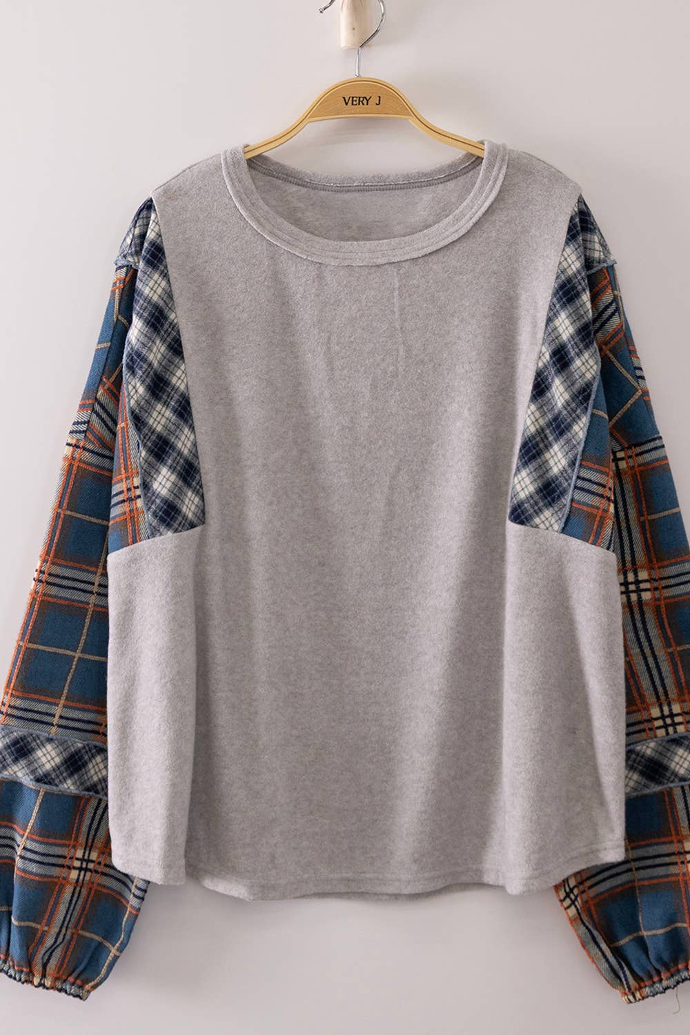 Serenity Mixed Plaid Top