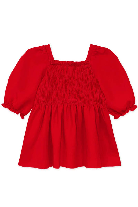 Girls Ruby Smocked Blouse