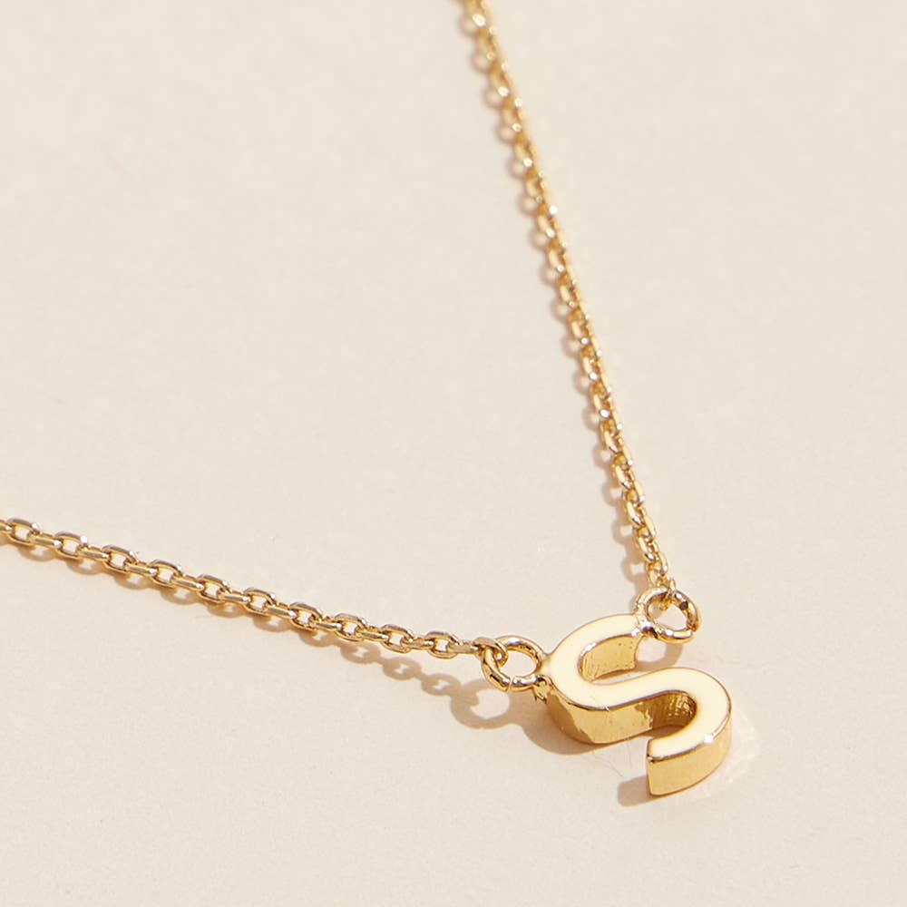 Darla Monogram Pendant Necklace