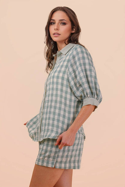 Suri Gingham Short Set