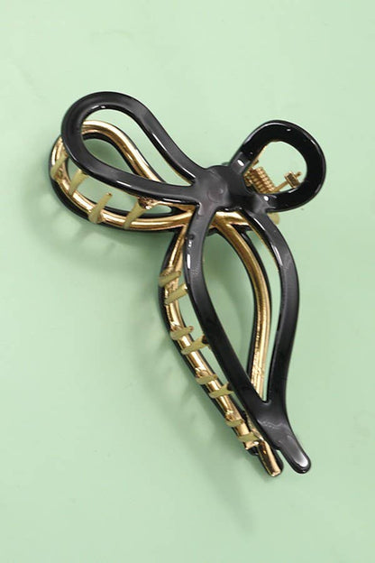 Acetate Bow Claw Clip