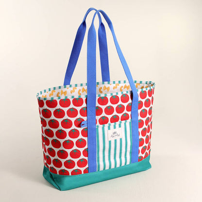 Itzy Ritzy Explorer™ Canvas Tote Bag: Pasta La Vista