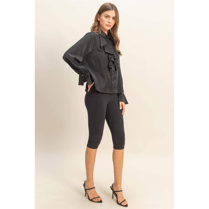 Darcy Ruffle Buttondown Blouse