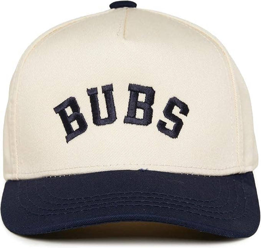 Boys Bubs Embroidered Navy Hat