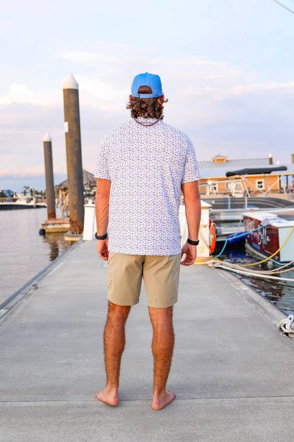 Mens Salt Water Soul Independence Polo