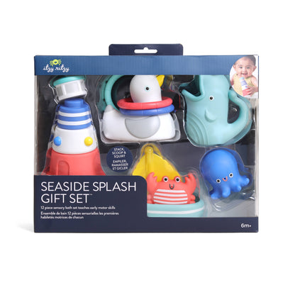 Itzy Ritzy Seaside Splash Gift Set™ Bath + Water Toy