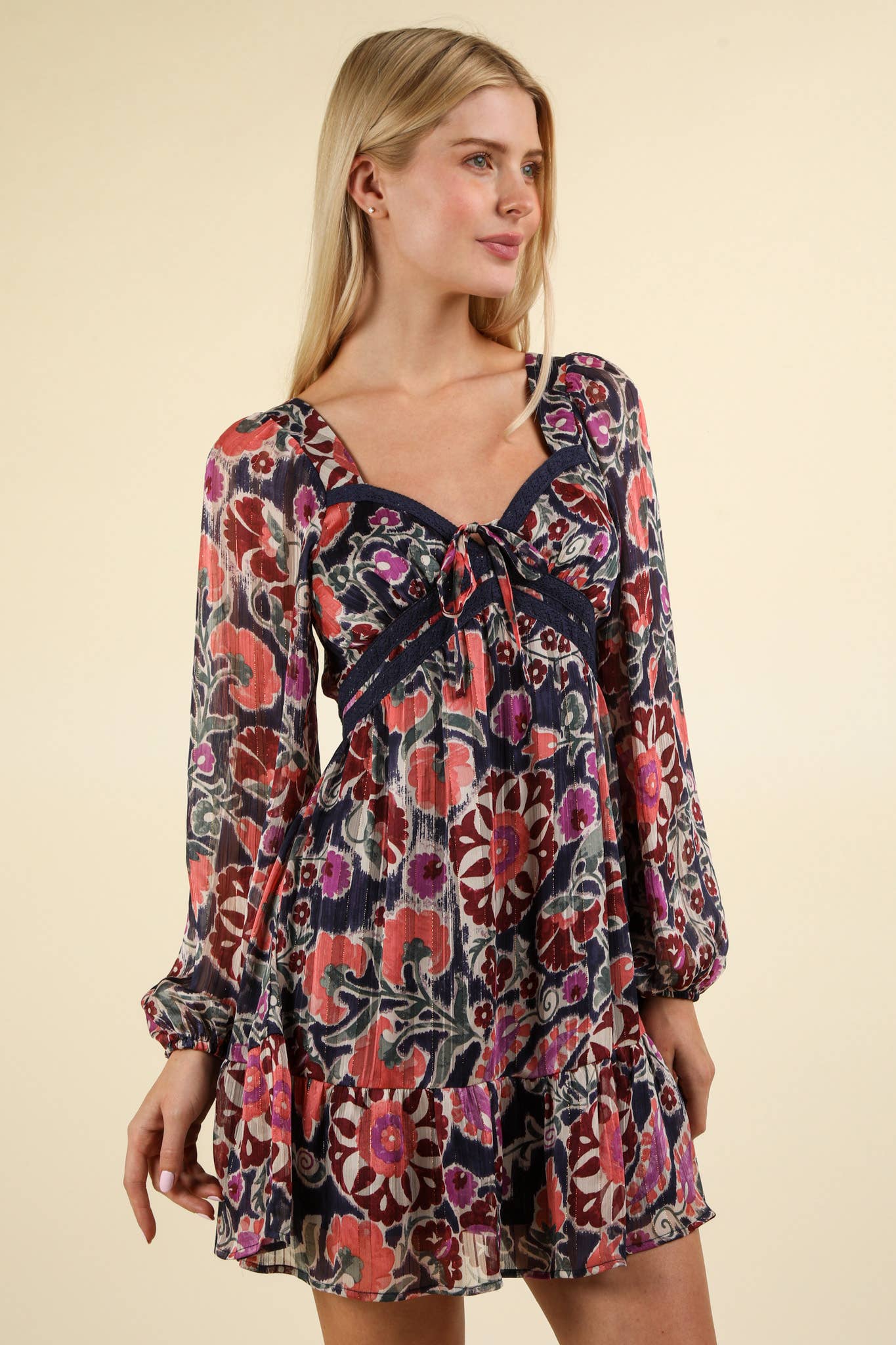 Montrouge Sweetheart Floral Dress