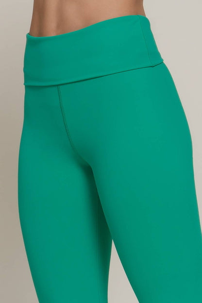 Garnet Fold-over Flare Leggings