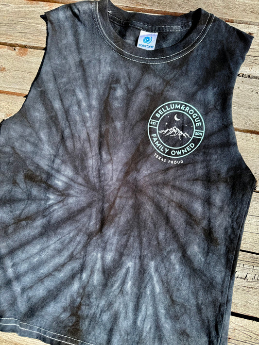 **SALE!** Kids Moon & Mountain Tie Dye Tank