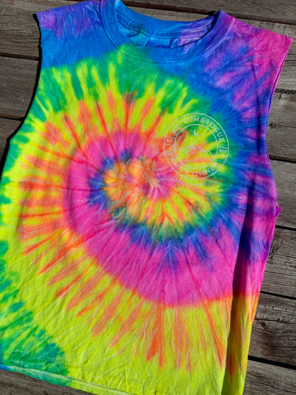 **SALE!** Kids Moon & Mountain Tie Dye Tank