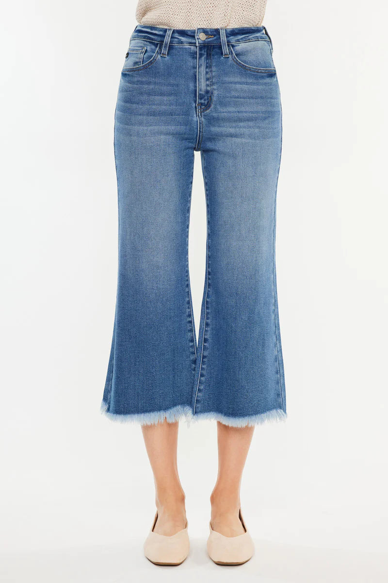 Kancan Rixby Capri Flare Jeans