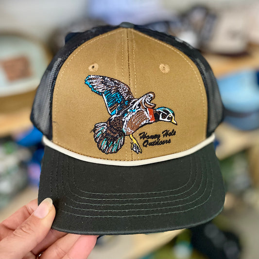 Boys Honey Hole Woodie Rope Trucker Hat