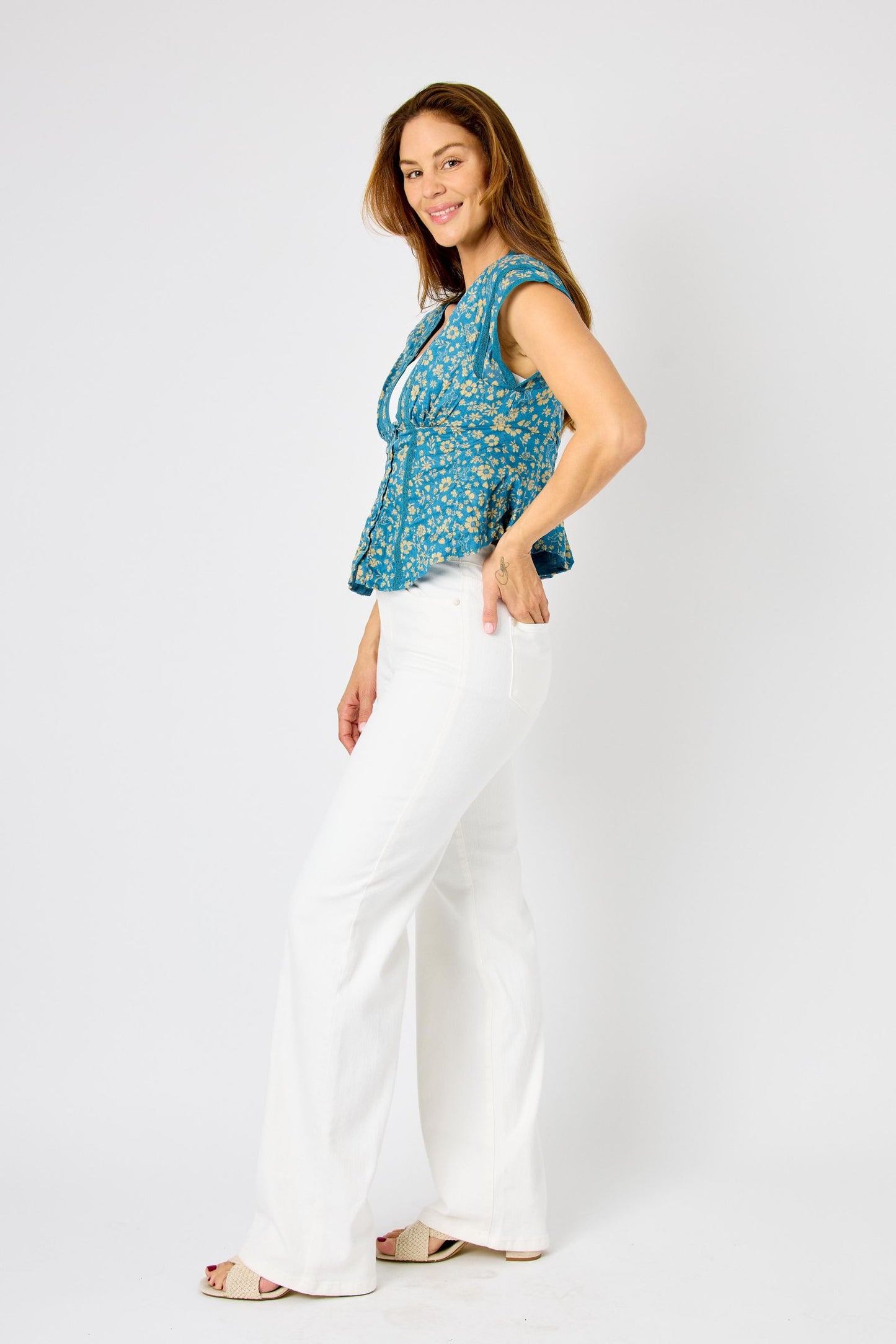 Vanilla Judy Blue Wide Leg Jeans