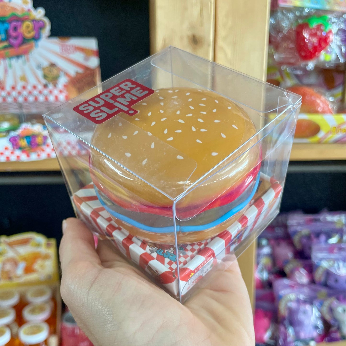 Squishy Hamburger Slime Toy