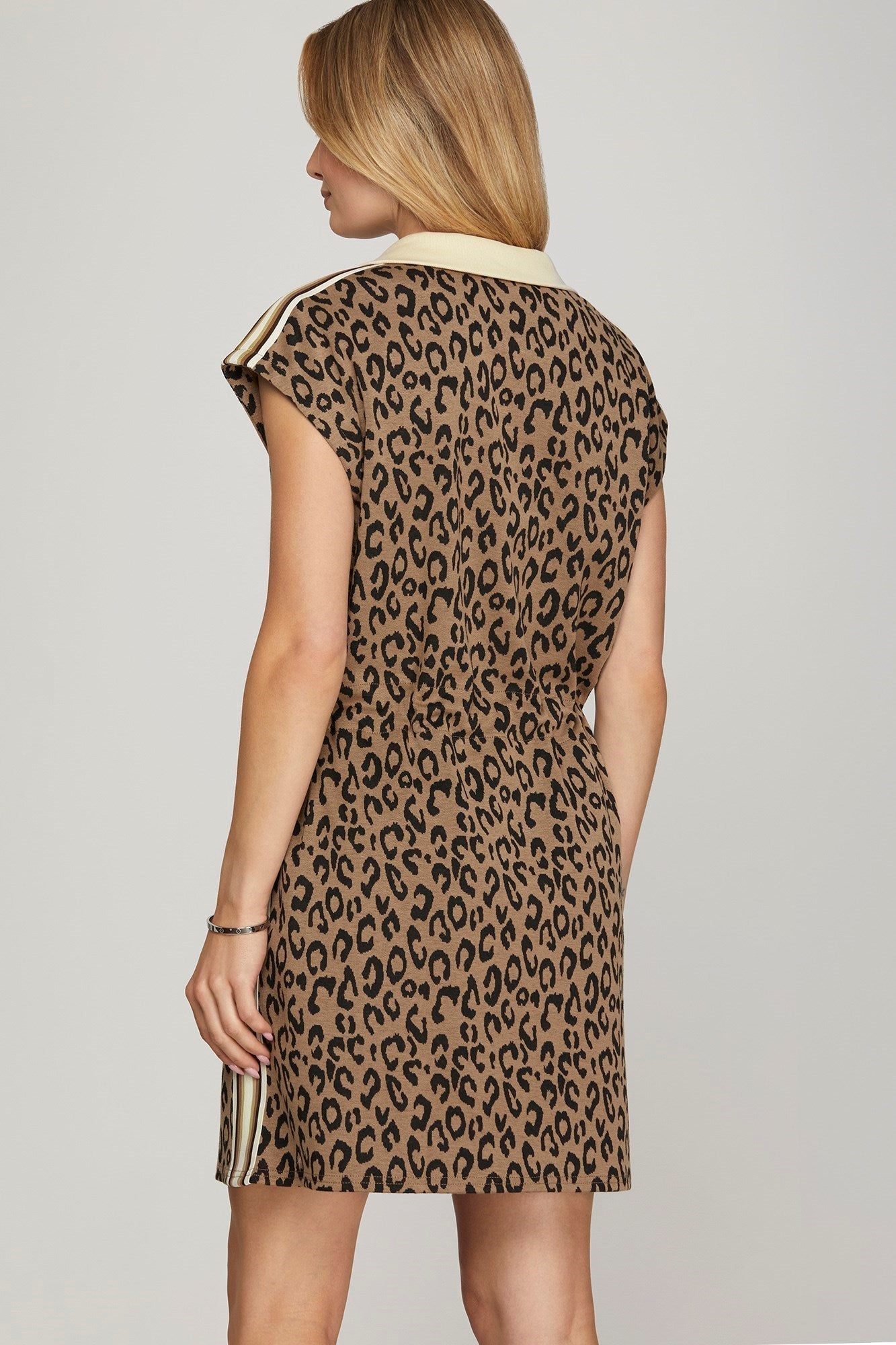 Blanca Leopard Sporty Knit Dress