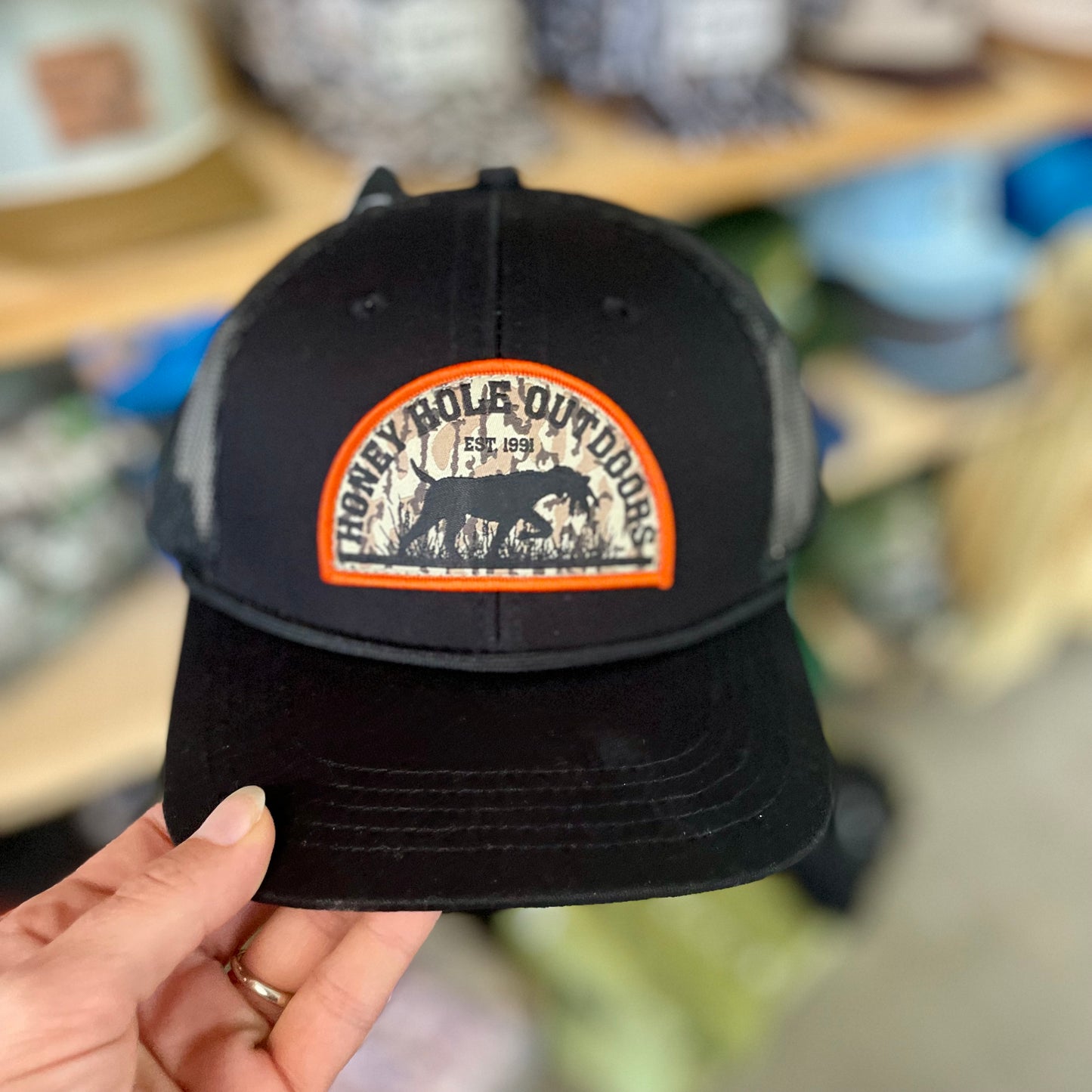 Boys Honey Hole Dog Rise Rope Trucker Hat