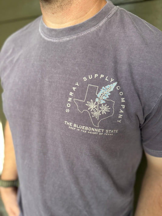 Sonray Bluebonnet Muted Purple Tee