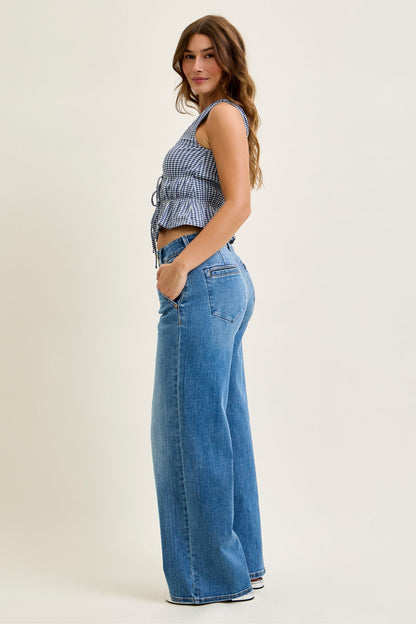 Judy Blue Bobbie Wide Leg Trousers