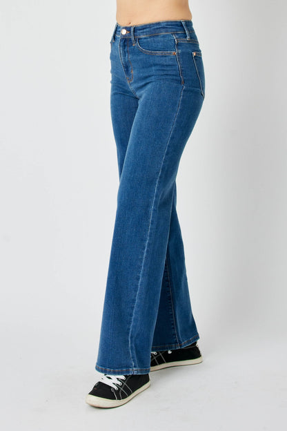 Judy Blue Morrison DW Wide Leg Jeans