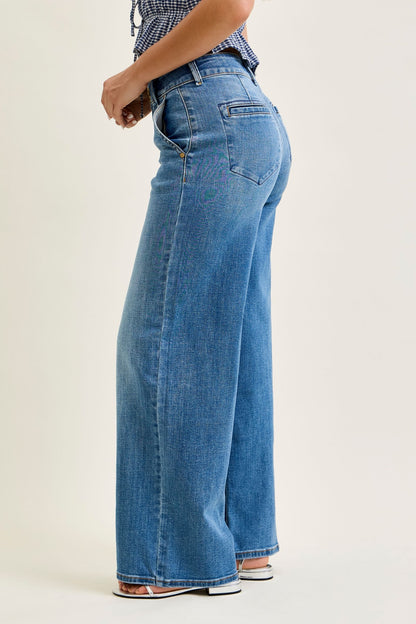 Judy Blue Bobbie Wide Leg Trousers