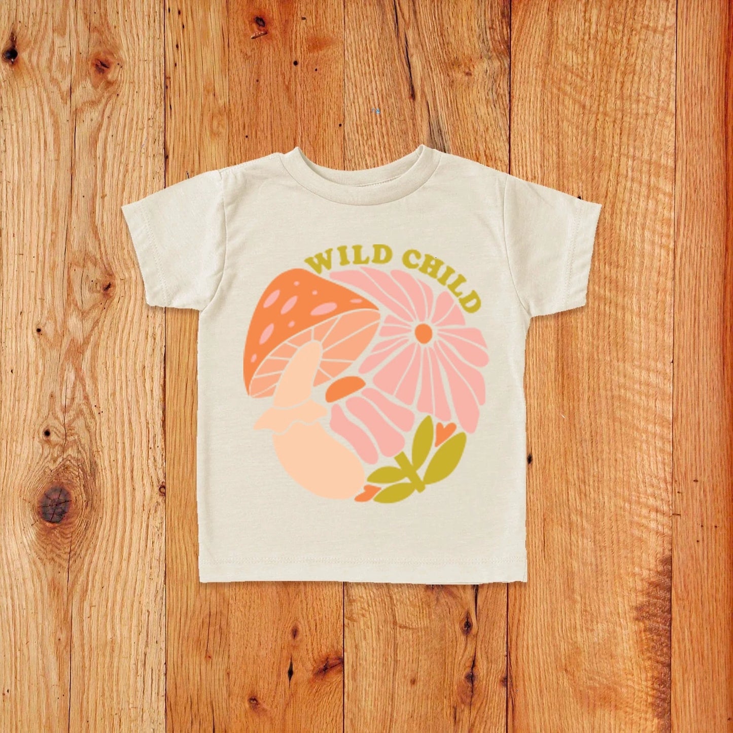 Girls Mushroom Wild Child Tee