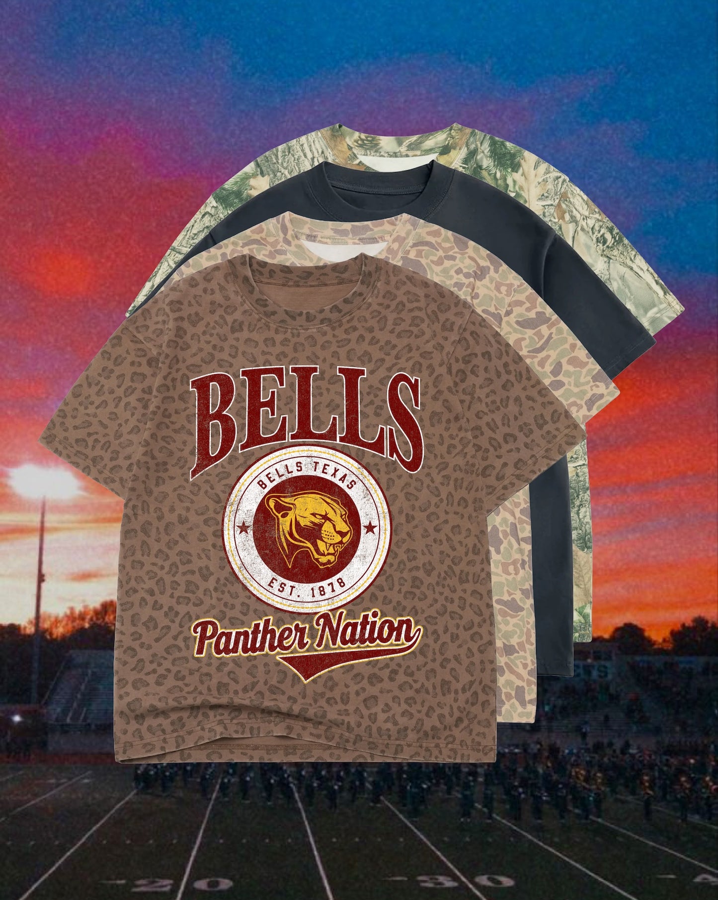 **PREORDER** KIDS  Vintage Badge Mascot Tee (Texas)