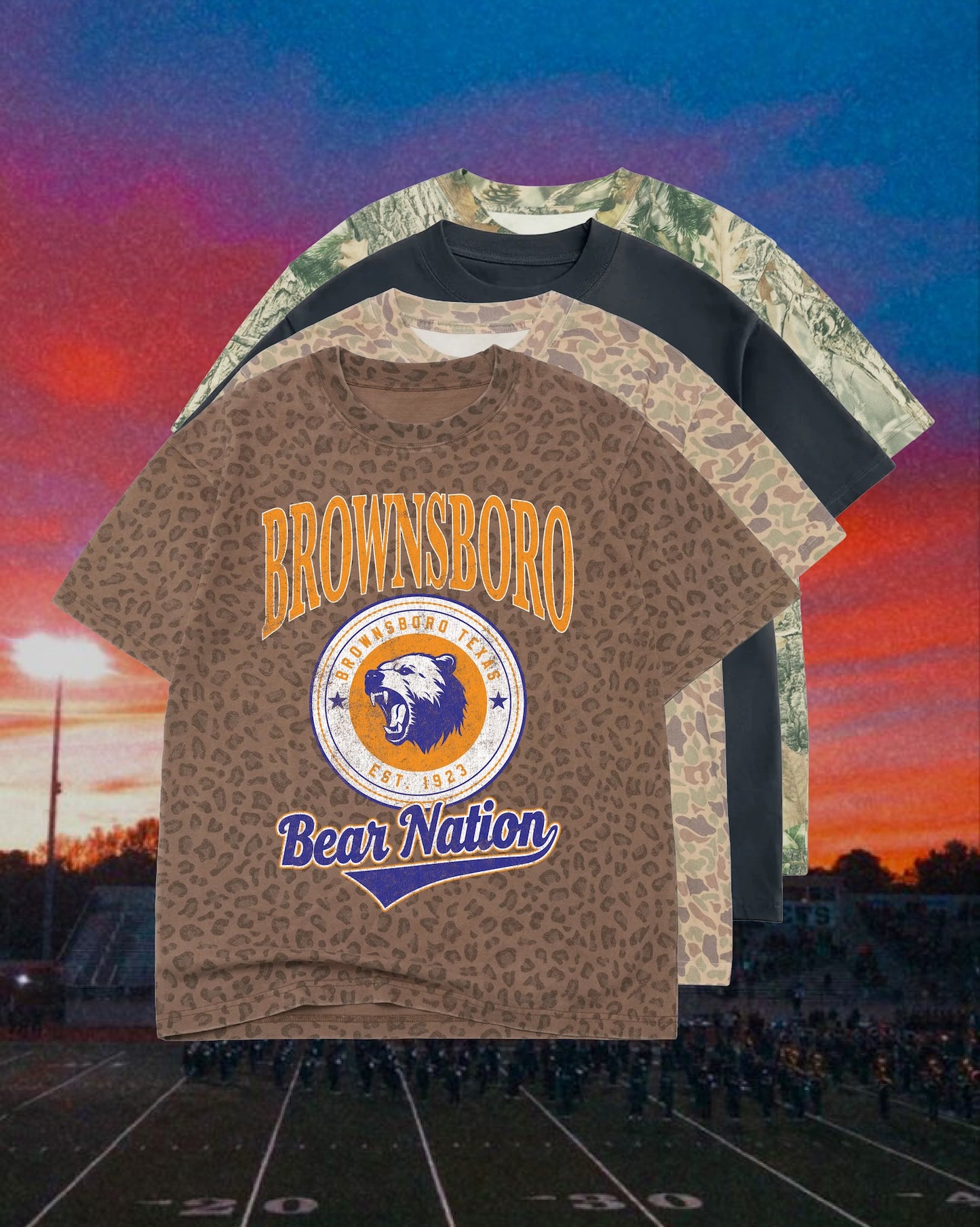 **PREORDER** KIDS  Vintage Badge Mascot Tee (Texas)