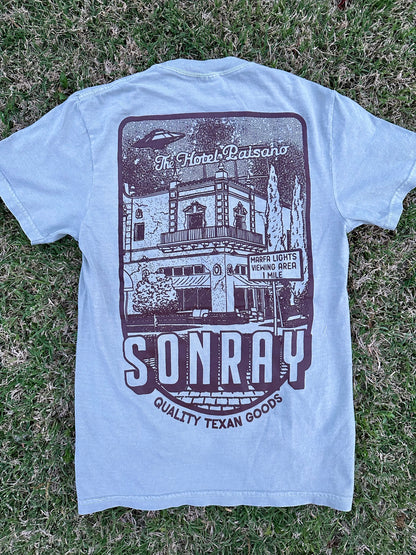 Adult SonRay Marfa Hotel Sage Tee