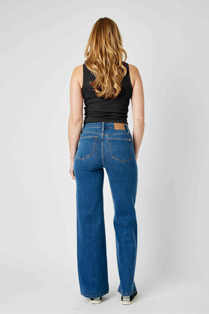 Judy Blue Morrison DW Wide Leg Jeans