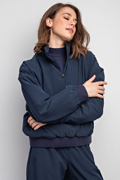 Vancouver Fleece-lined Windbreaker Pullover