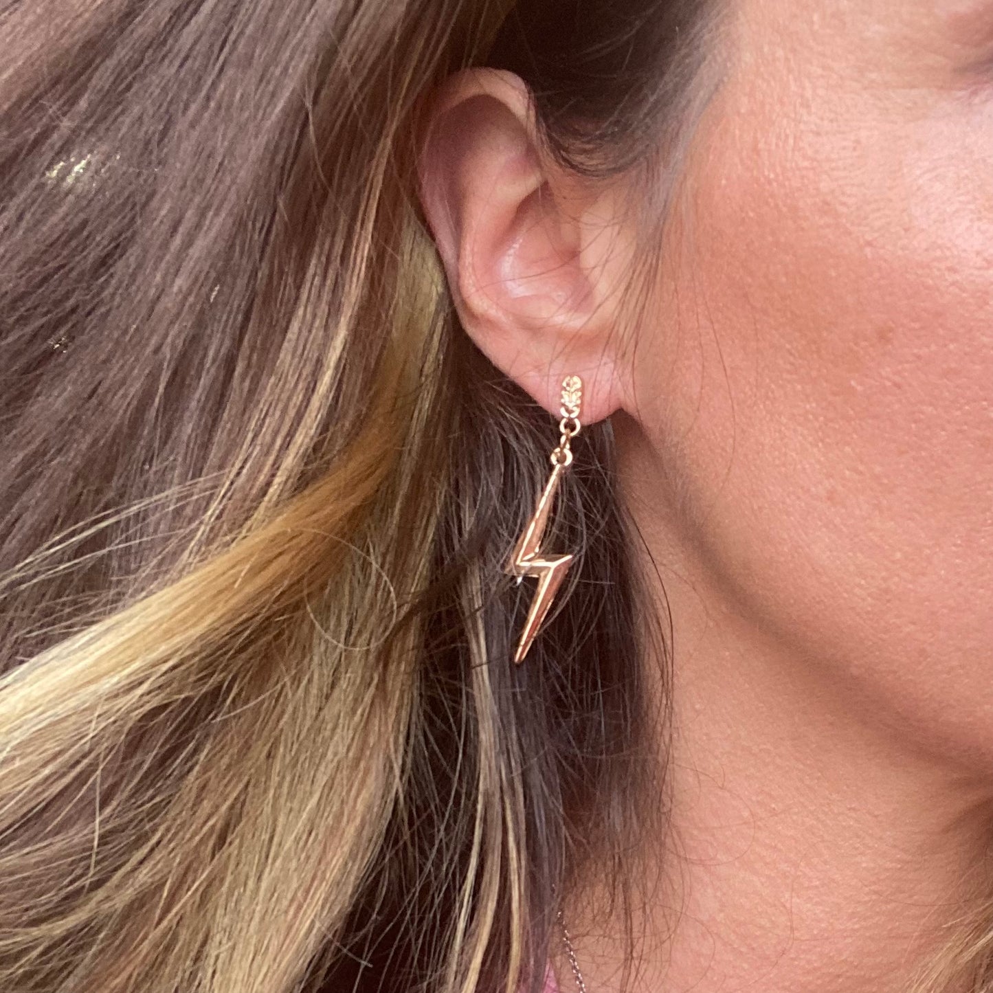 Palomino Lightning Bolt Earrings