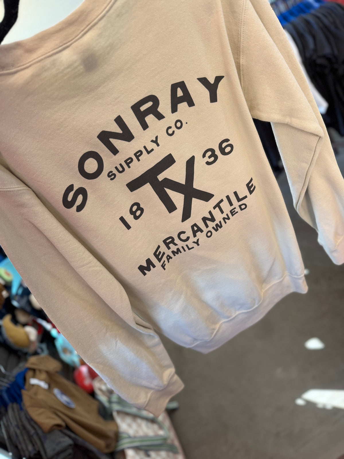 Sonray Mercantile TX Sand Sweatshirt