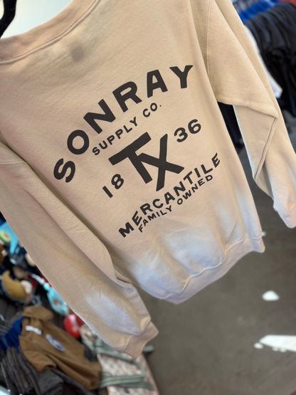 Sonray Mercantile TX Sand Sweatshirt