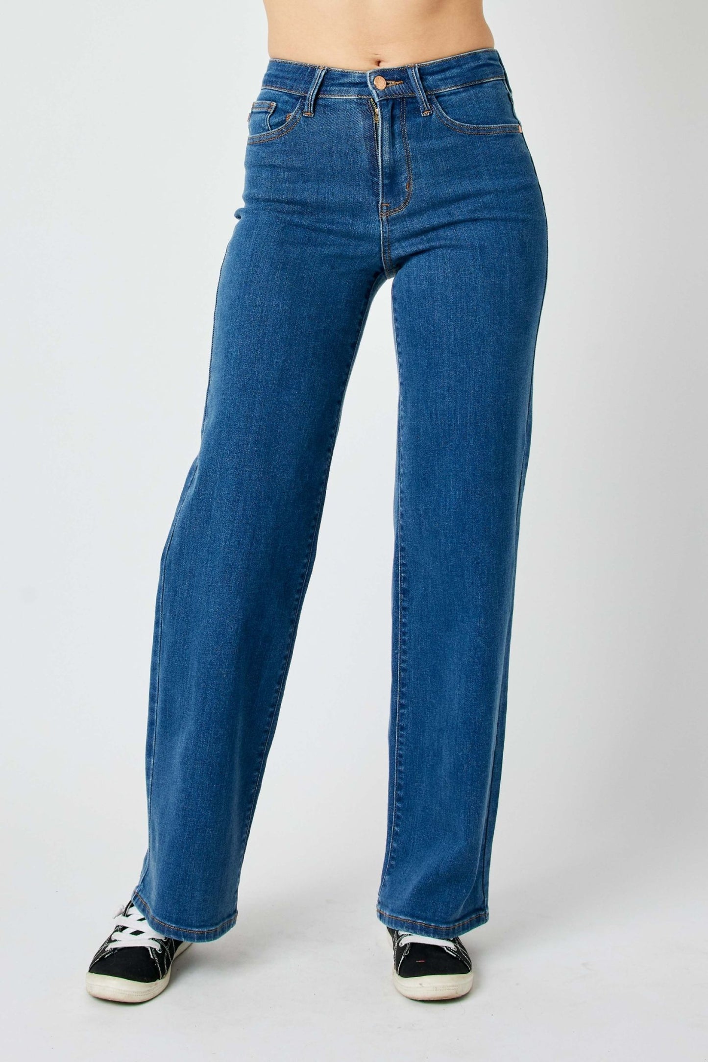 Judy Blue Morrison DW Wide Leg Jeans