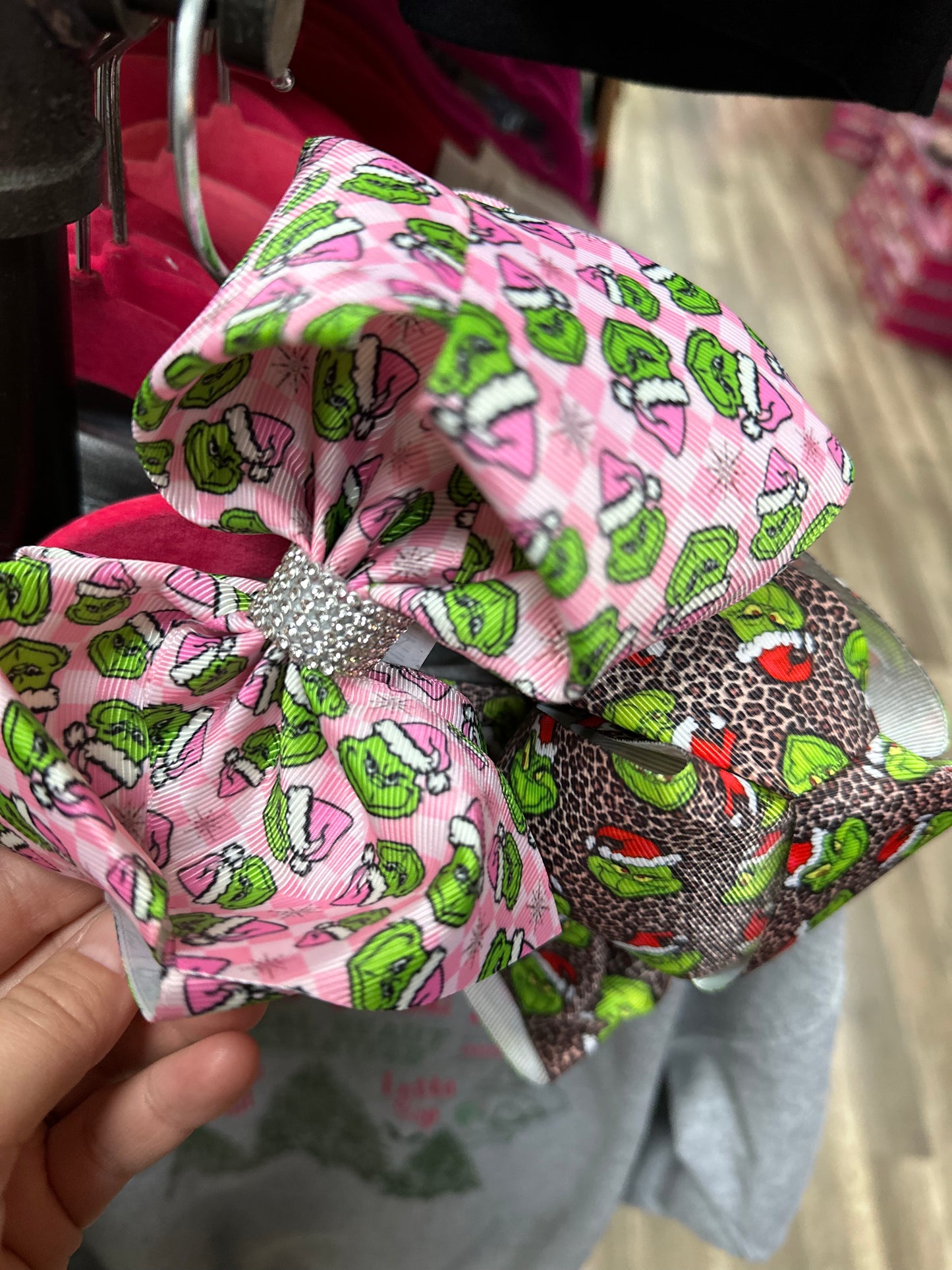 Rhinestone Printed Bows