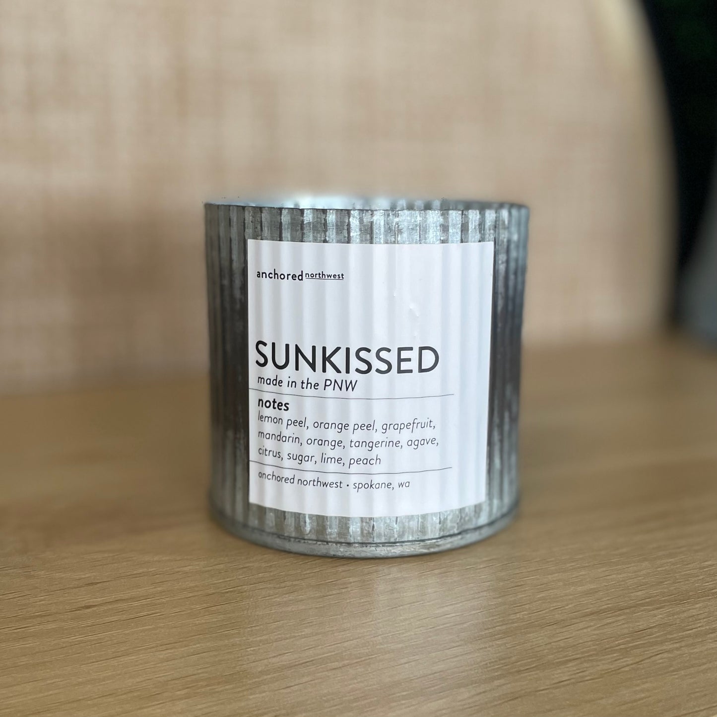 Anchored Northwest Wood Wick Candle - Sunkissed