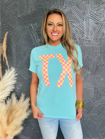 Checkered TX Tee