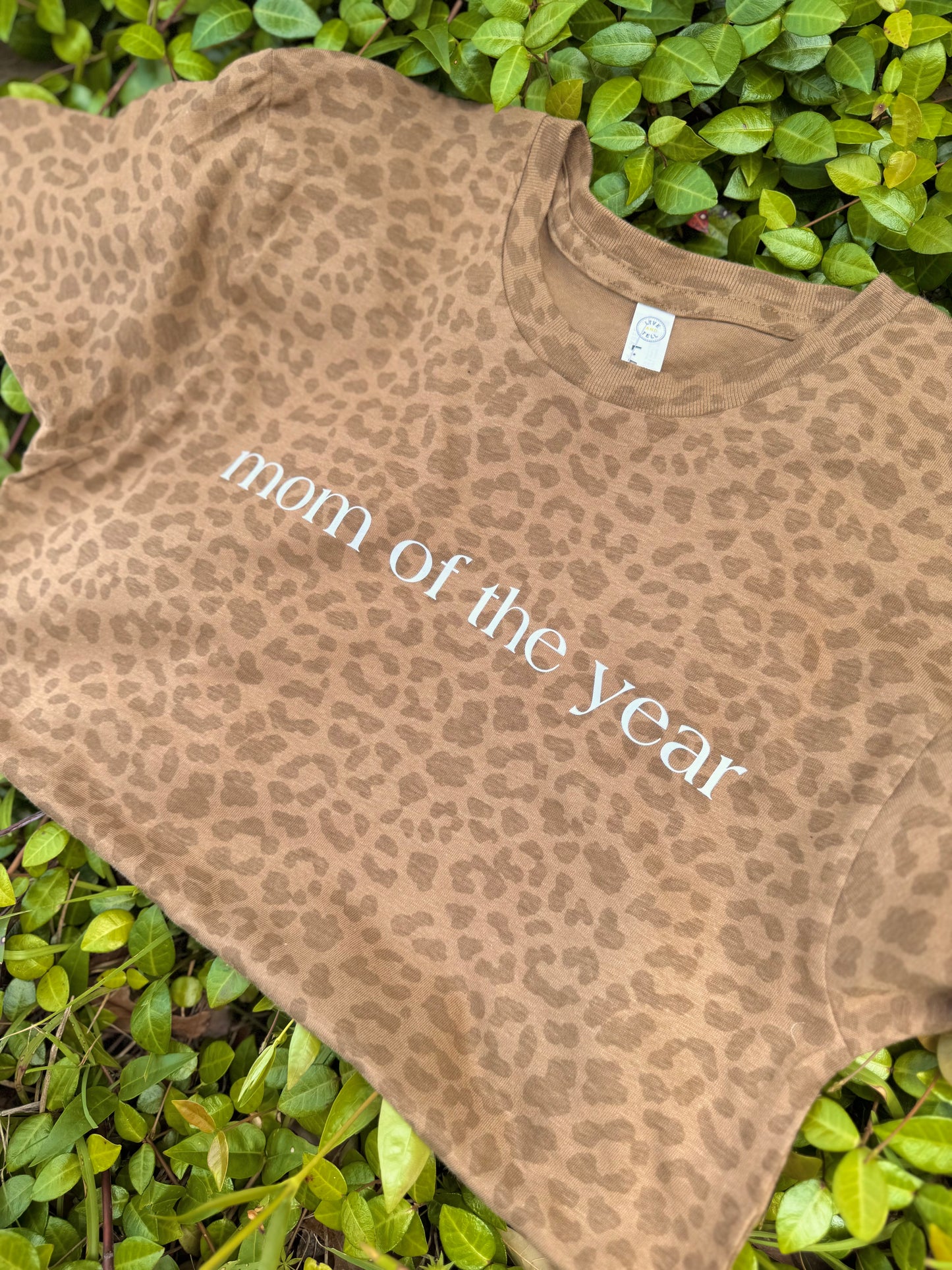 Mom Of The Year Leopard Tee