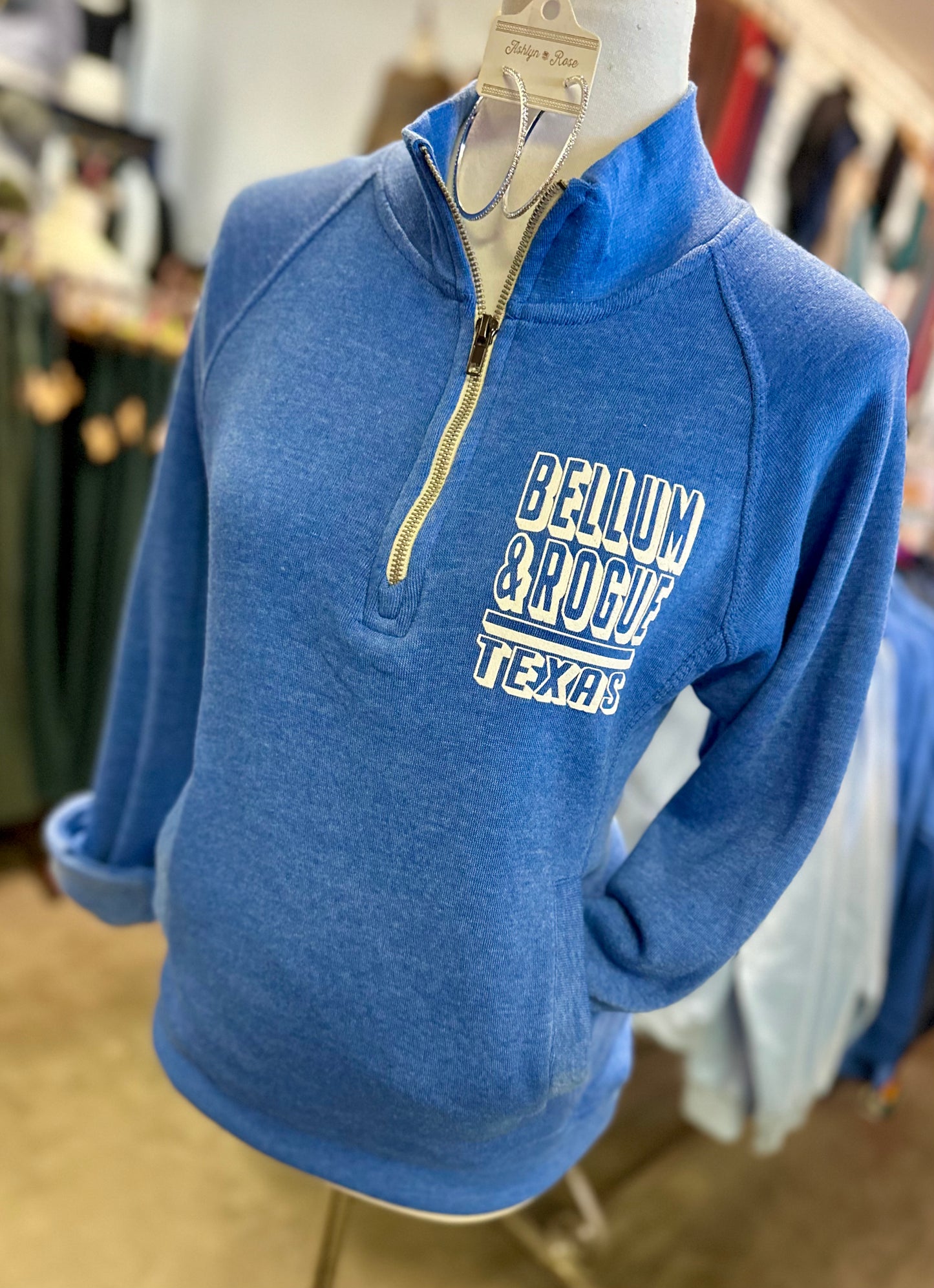 Retro Store Logo Quarter Zip Pullover