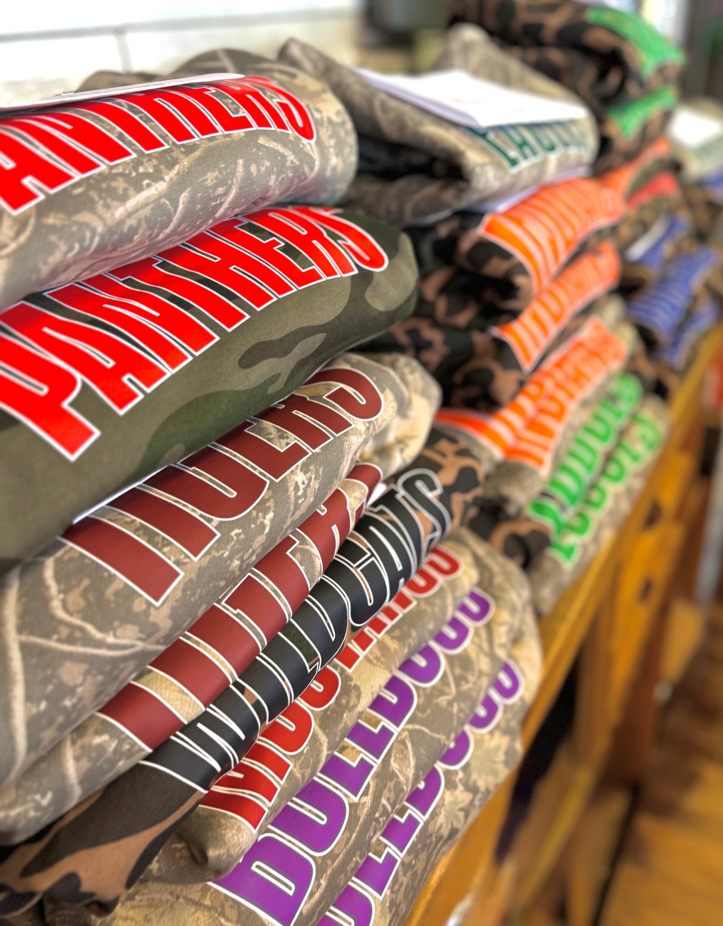 **PREORDER** Custom Mascot Camo Hoodie