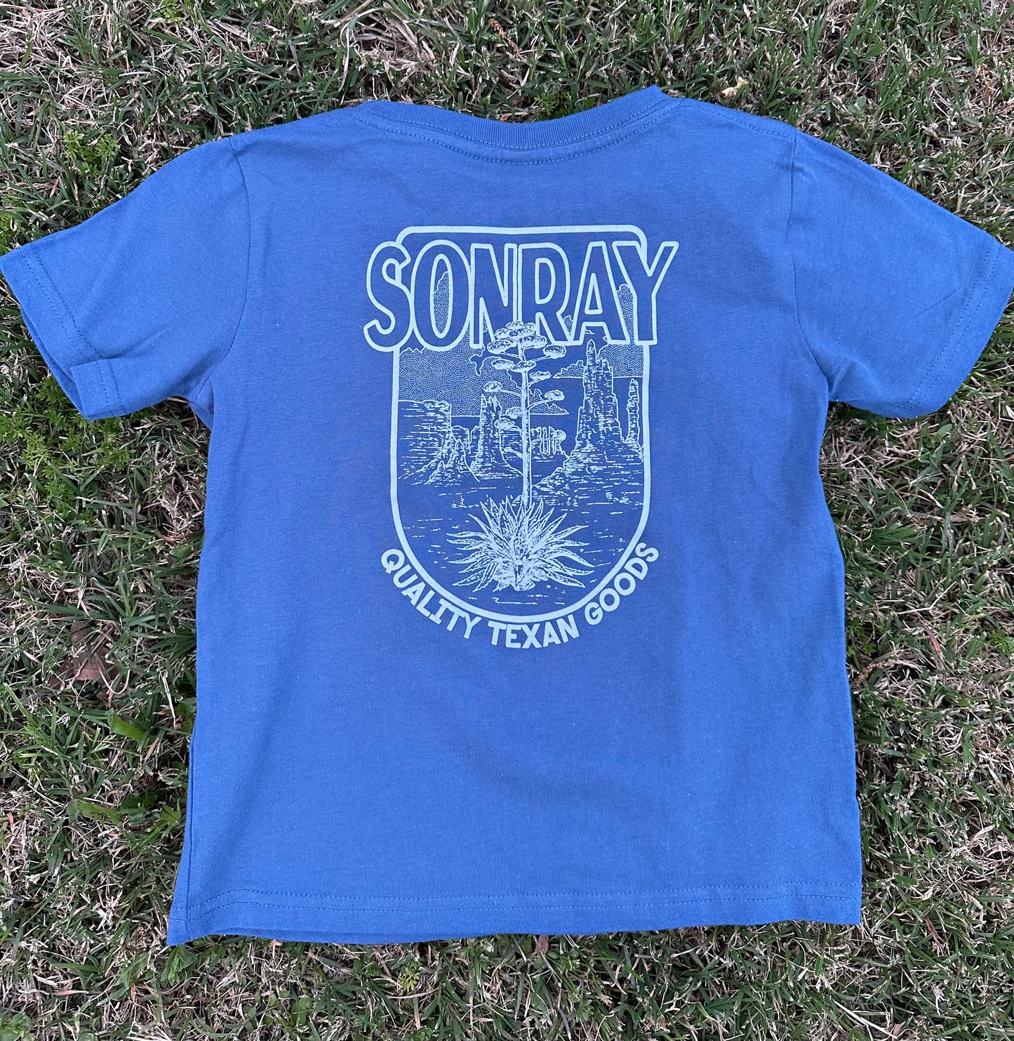 Kids SonRay Century Plant Blue Tee