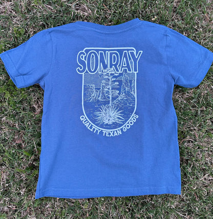 Kids SonRay Century Plant Blue Tee