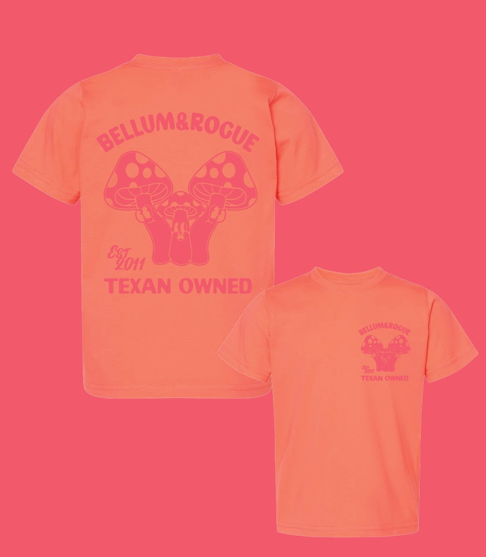 Icon Series Mushroom Papaya Store Logo Tee