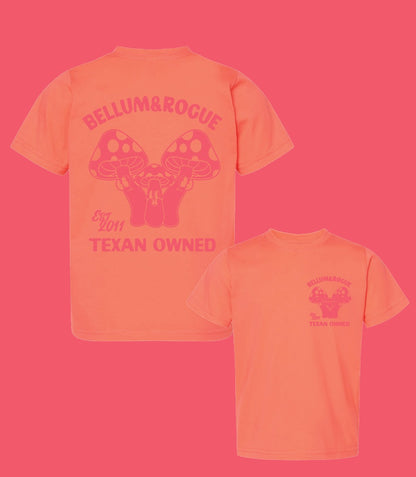Icon Series Mushroom Papaya Store Logo Tee