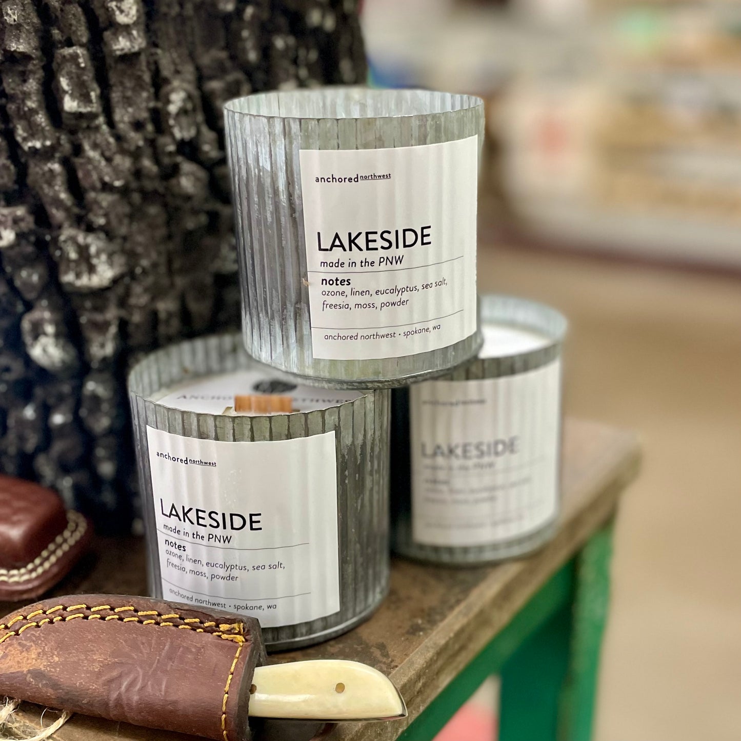 Anchored Northwest Wood Wick Candle - Lakeside
