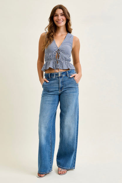 Judy Blue Bobbie Wide Leg Trousers