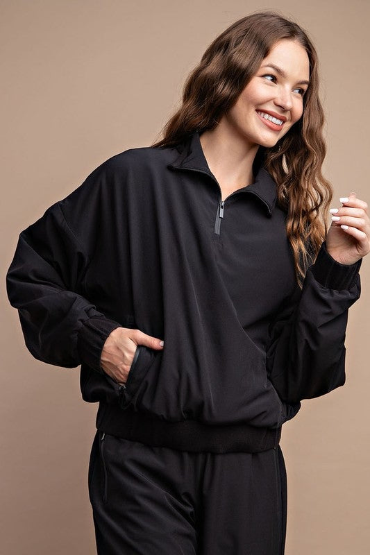 Vancouver Fleece-lined Windbreaker Pullover